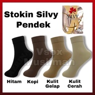 Stokin Muslimah Silvy Pendek/Short Silvy Muslimah Socks/Stoking Sarung Kaki