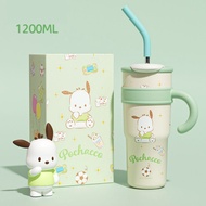 พร้อมส่ง 🇹🇭  แก้วเก็บความเย็น ลาย Sanrio มี 2 ขนาด 700ML และ 1200ML แก้วเก็บอุณหภูมิ สแตนเลส 316 ลาย