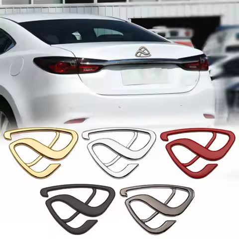 Alloy Car Rear Trunk Emblem Tail Sticker Badge for Mazda AXELA CX3 CX-5 CX8 Skyactiv BT50 CX-7 Cx30