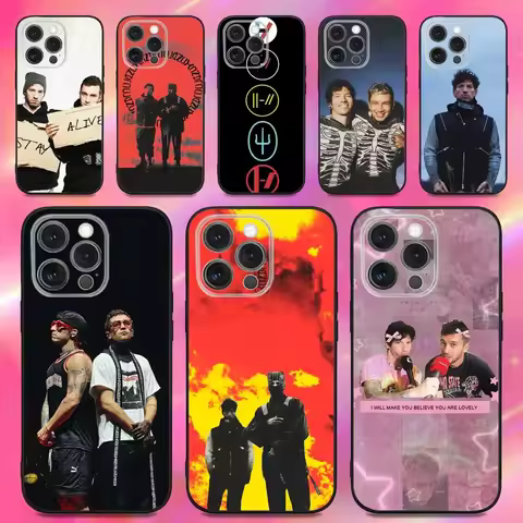 T-Twenty O-One P-Pilots TOP Phone Case For iPhone 16,15,14,13,12,11,Pro,Max,Plus,X,XS,XR,SE,8,7,Mini