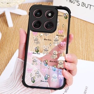 YBD Phone Case For For Motorola Moto G15 Power G86 G75 G85 S50 Neo Full Screen Yuzu Bears Acrylic Le