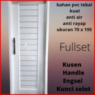 Pintu Kamar Mandi PVC Tebal Full Panel Minimalis Dan Modern