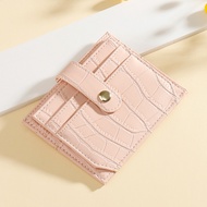 Japanese Female Card Holder Ultra-Thin Multi-Card Slot Stone Pattern Mini Card Holder ID Card Holder