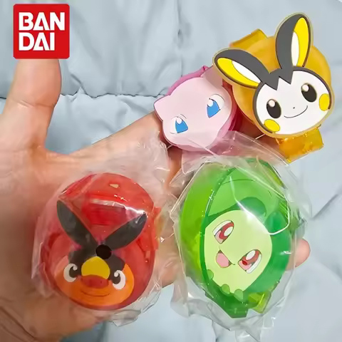 Bandai Pokemon Gashapon Light Up Wristband Vol 3 Glitter Adjustable Wristband With Pikachu Tepig Mew