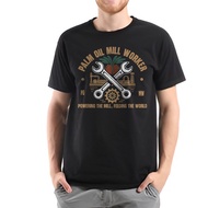 Palm Oil Factory Worker Distro T-Shirt | Palm Oil Mill Worker Short T Shirt