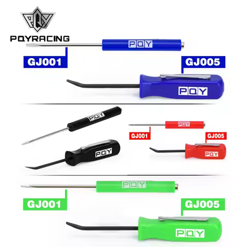 Mini Pocket Clips Screwdriver Strong Magnetic Slotted + Pocket Pry Bar Short Angled Operating Handy 
