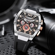 [PRE 11.11 FLASH SALE]D-Ziner  Jam Tangan Lelaki Men's  Rubber Quartz Watch DZ-9051