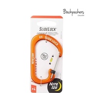 Nite Ize Slidelock Carabiner Aluminum Size 4 Orange