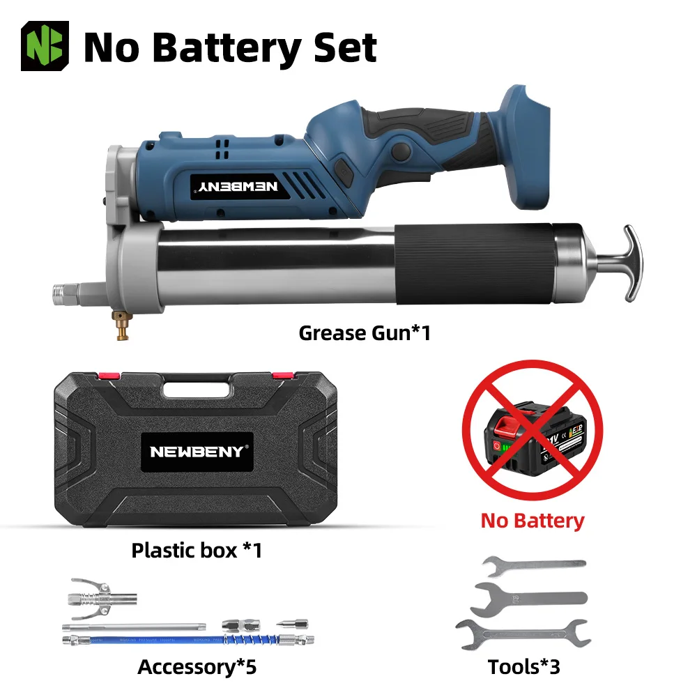 2-in-1 Electric Grease Machine 14000PSL 96Mpa High Pressure Car Lubricating Oil Car Maintenance For 