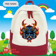 SAMURAI MASK BAG SCHOOL BACKPACK