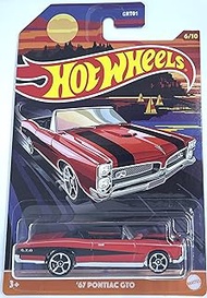 Hot Wheels- '67 Pontiac GTO - Convertible Series 6/10 [red] - Walmart Exclusive