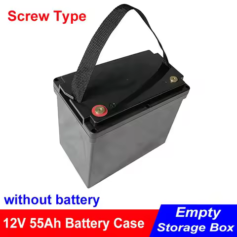 Storage Box 12V 55Ah 50Ah Screw Type 12V50Ah 12.8V 24V 36V 48V LFP NCM Case for DIY Solar System Ene