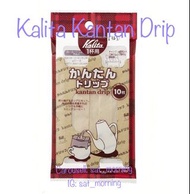 【咖啡】Kalita Kantan Drip 攜帶式掛耳濾袋 1杯用 10枚