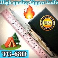 High quality flipper knife TG-68D for collection and use camping 🏕️