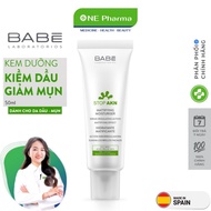 Kem dưỡng cho da dầu mụn Laboratorios BABÉ Stop AKN Mattifying Moisturiser 50ml