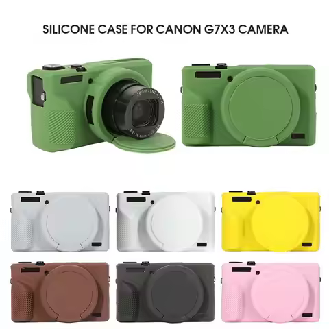 CozyShot Camera Soft Silicone Skin Case 9C for Canon G7X Mark II/G7X Mark III