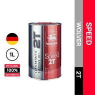 WOLVER TWO STROKE SPEED 2T ENGINE OIL GERMANY 1L (2 STROKE MINYAK HITAM MOTOR)