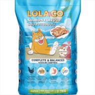 Lola&Co อาหารเม็ดแมว สำหรับแมวโต ปราศจากผลพลอยได้ อุดมด้วยผลไม้ 5 สี ดีต่อสุขภาพ ยกกระสอบ 7 kg (ไม่ม