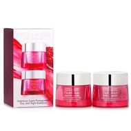 Estee Lauder 雅詩蘭黛 超級紅石榴亮肌修護日夜套裝：保濕霜 50ml+ 晚霜/面膜 50ml 2pcs