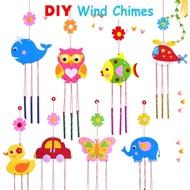 SG Ready Stock 🇸🇬 10pcs DIY Wind Chime | Children Handicraff | Educational | Children Day Gift | housewarming Door Gifts