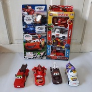 [WHOLESALE] Cheap and cheerful sale of Cars MC Queen Car Packages Set of 4 Pull Back team lightning 