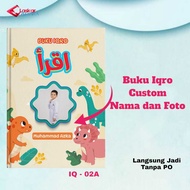 Custom Children's Iqro Book / IQ-02A (Can Write Name and Photo) Color and Black and White - Iqra Vol