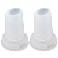 2pack White Silicone Bite Valve Mouthpiece Replacement Fit for Brita Filter Bottle / 20/26/30/32oz, Leak-proof Water Bottle Mouthpiece