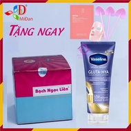 Bach Ngoc Lien Body Cream - Combo of 2 Bach Ngoc Lien and Vaseline purple and blue night - Genuine