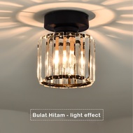 Lampu Gantung Kristal Lampu Hias plafon Rumah Minimalis Lampu Plafon Ruang Tamu LED Ceiling Light