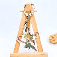 FINAL FANTASY IX Keychain FF9 Anime Peripheral Pendant Cute Zidane Tribal Double-sided Acrylic Carto