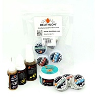 DEUTHLON STARTERPACK/ REEL GREASE/ REEL LUBE/ CAST LUBE/ POWER DRAG GREASE/ REEL GEAR GREASE & SEMI 