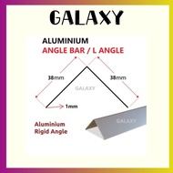Aluminium Equal Angle 1 1/2" x 1 1/2" ( 38mm x 38mm ) Aluminium Corner L Shape Angle Sudut L Alu L A