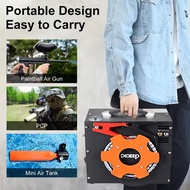 12V pompa listrik tegangan tinggi Kompresor Udara PCP vehicle-mounted 220V DIDEEP household electric