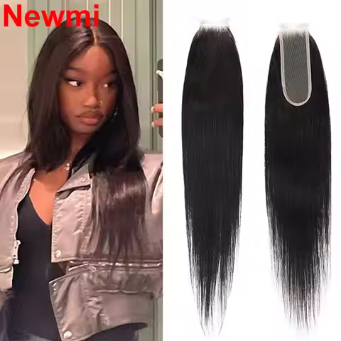 2x6 Closure Human Hair Straight Hair 12-26 inch 2x6 Human Hair Lace Closure Kim Lace Closure Human H