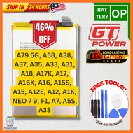 Battery For A79 5G A58 A38 A37 A35 A33 A31 2020 A18 A17K A17 A16K A16 A15S A15 A12E A12 A1K NEO 7 9 