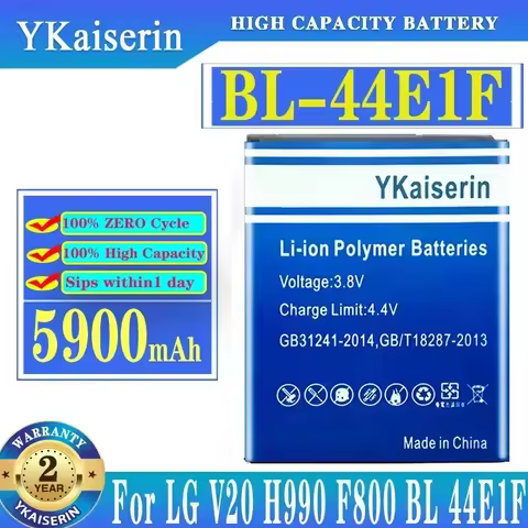 V20 5900MAh BL-44E1F For LG V20 Battery H915 H910 H990N US996 F800L Cell Phone Batteries Bl 44e1f Up