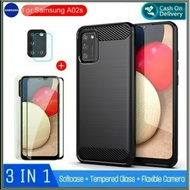 Mondi Store Mondi Store Case Samsung Galaxy A02s Soft Case Free Tempered Glass Galaxy A02s