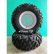 Rubber With 4 Holes 100 Rim 12 A Pattern 4 100 Atv Wheels Tires With 4 Sockets 100 Size 12 Front Whe