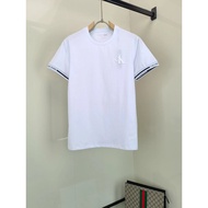 顶 CK 胸前品牌字母logo 圆领短袖25ss新品纯棉T恤男女士同款OS落肩型打底衫上衣体恤半袖