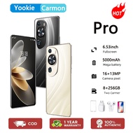 Yookie Smart Pro Original 8+256GB Cellphone Android 5G Full HD Smartphone 13MP Triple Camera Cellpho