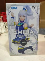 ◎多多熊雜貨舖◎ 特價 SEGA 景品 LPM 愛蜜莉亞 EMILIA AQUA Ver. 日版