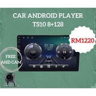 CAR ANDROID PLAYER TS10 8+128 FREE AHD CAMERA
