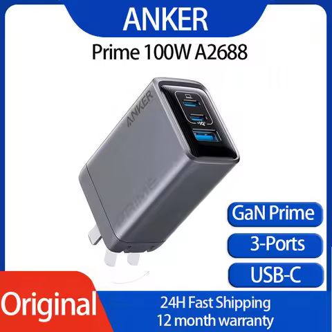 Choice A2688 Anker Prime Anker GaN 100W Multi Port Charger Plug TypeC Fast Charging Suitable,3-Port 