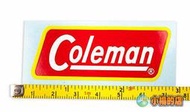 【小楊的店】Coleman汽化燈貼紙，黃色邊框+R標記，汽化燈