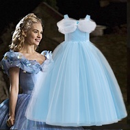 MQATZ คอสเพลย์แบบซินเดอเรลล่าเด็กผู้หญิงแต่งตัวเสื้อผ้าสำหรับเด็กผู้หญิงปาร์ตี้คาร์นิวัลฮัลโลวีนชุดเ