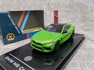 1/64 BMW BMW M8 Couupe Right Rudder Green Car Alloy Car Model