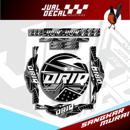 Stiker Decal Tebok Murai ORIQ Livery nomor 1 2 3 4 Stiker Sangkar Burung New Kandang Bulat Bisa Custom Desain diameter 60 50 55 57 Ebod Jaya BNR Radja Sazime