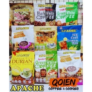 APACHE WHITE COFFEE INSTANT COFFEEMIX DRINK / PACK & TRIPLE SACHETS IPOH GOLD, HAZELNUT GREEN, BLACK