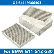 2pcs Car Cabin Filter Air Conditioner 64119366403 For Bmw G30 G31 G05 G06 G11 G12 518 520d 525i 530 