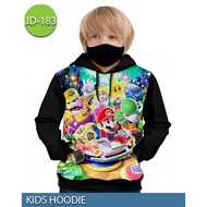 Mario Bros Jacket Super Mario Bros Hoodie Jacket for Kids 3D Printing #JD-183